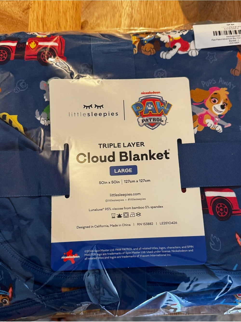 Little sleepies cloud blanket